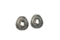 Rhinestone Concho Post Earring