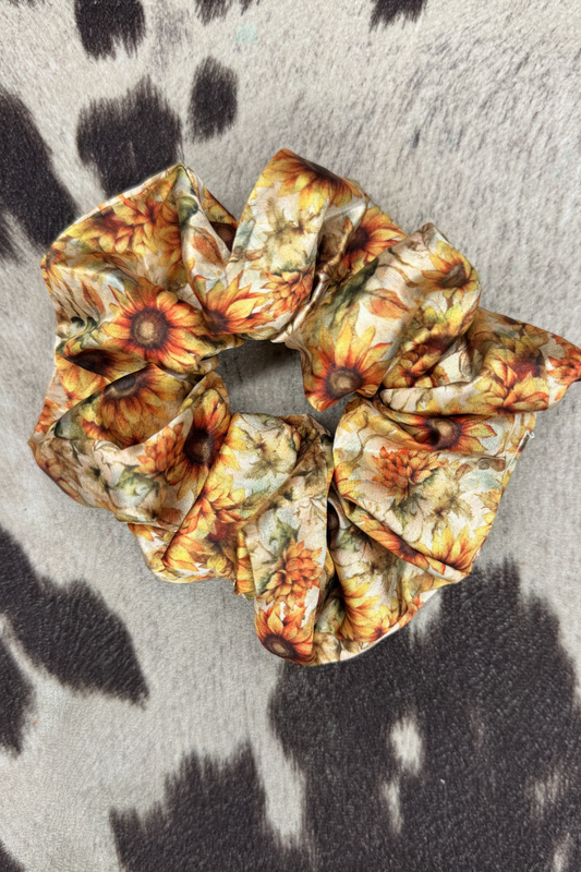 Sunflower Shine Scrunchie: O/S