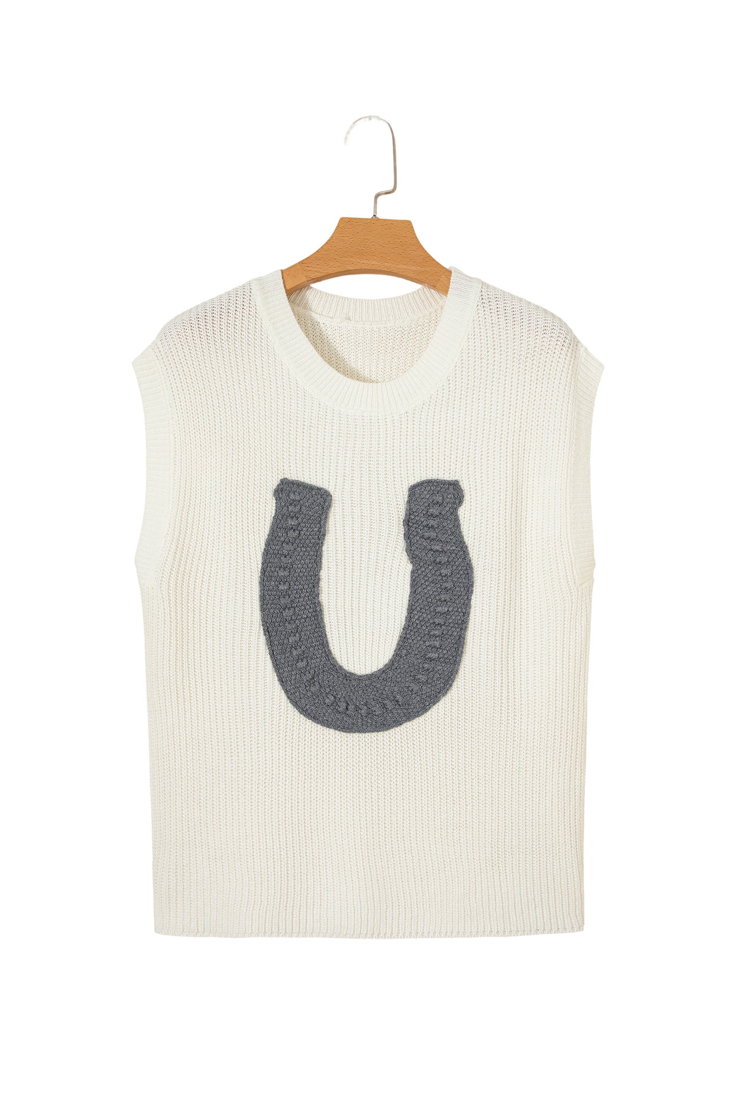 Crochet Horseshoe Knit Sweater