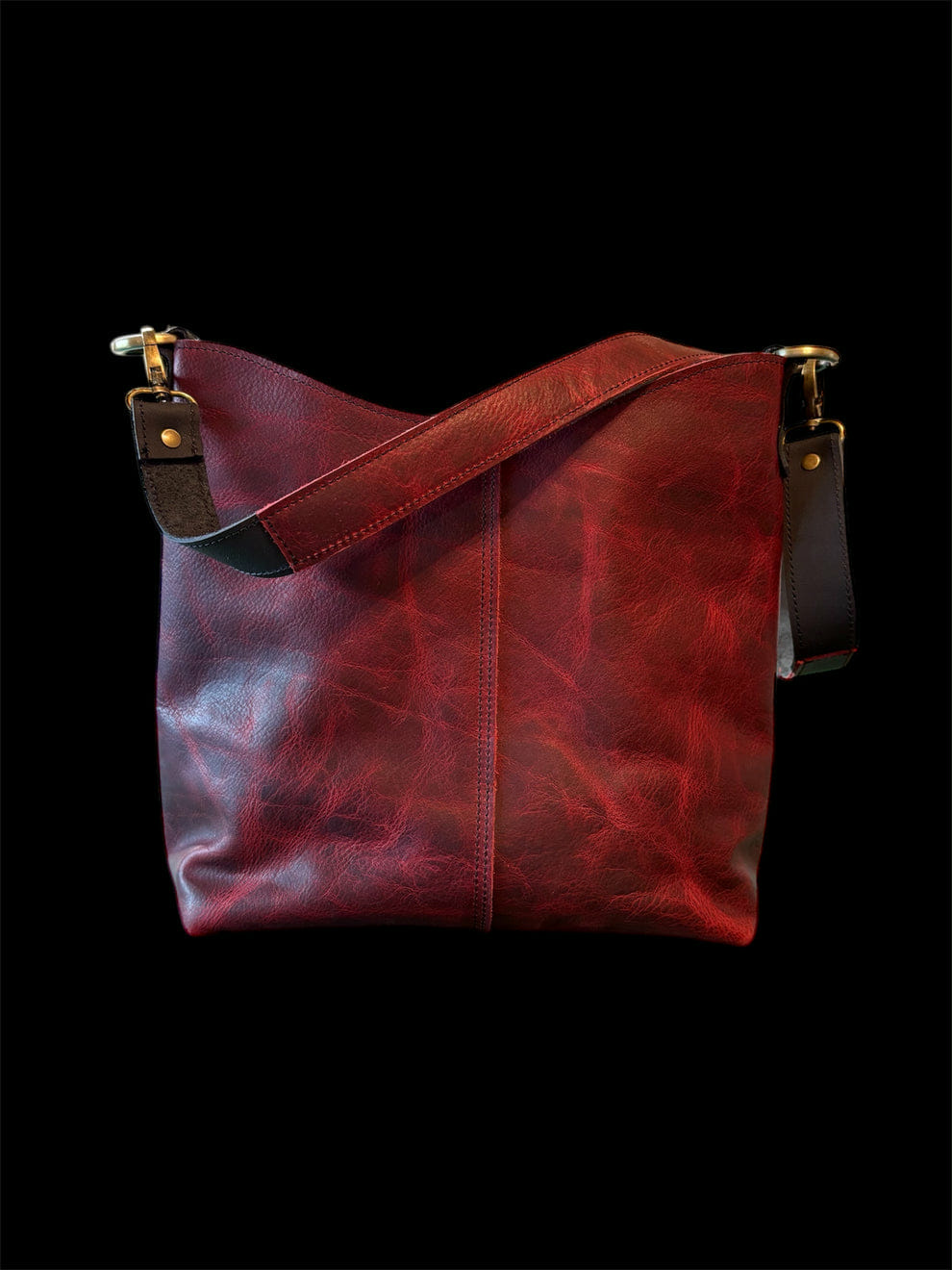 Merlot Red Shoulder Bag