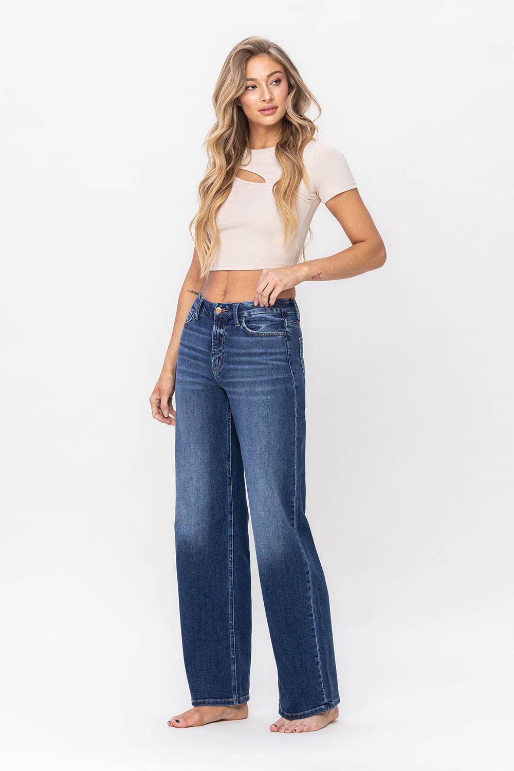 Flying Monkey  High Rise Loose Fit Jean-Irresistible Style