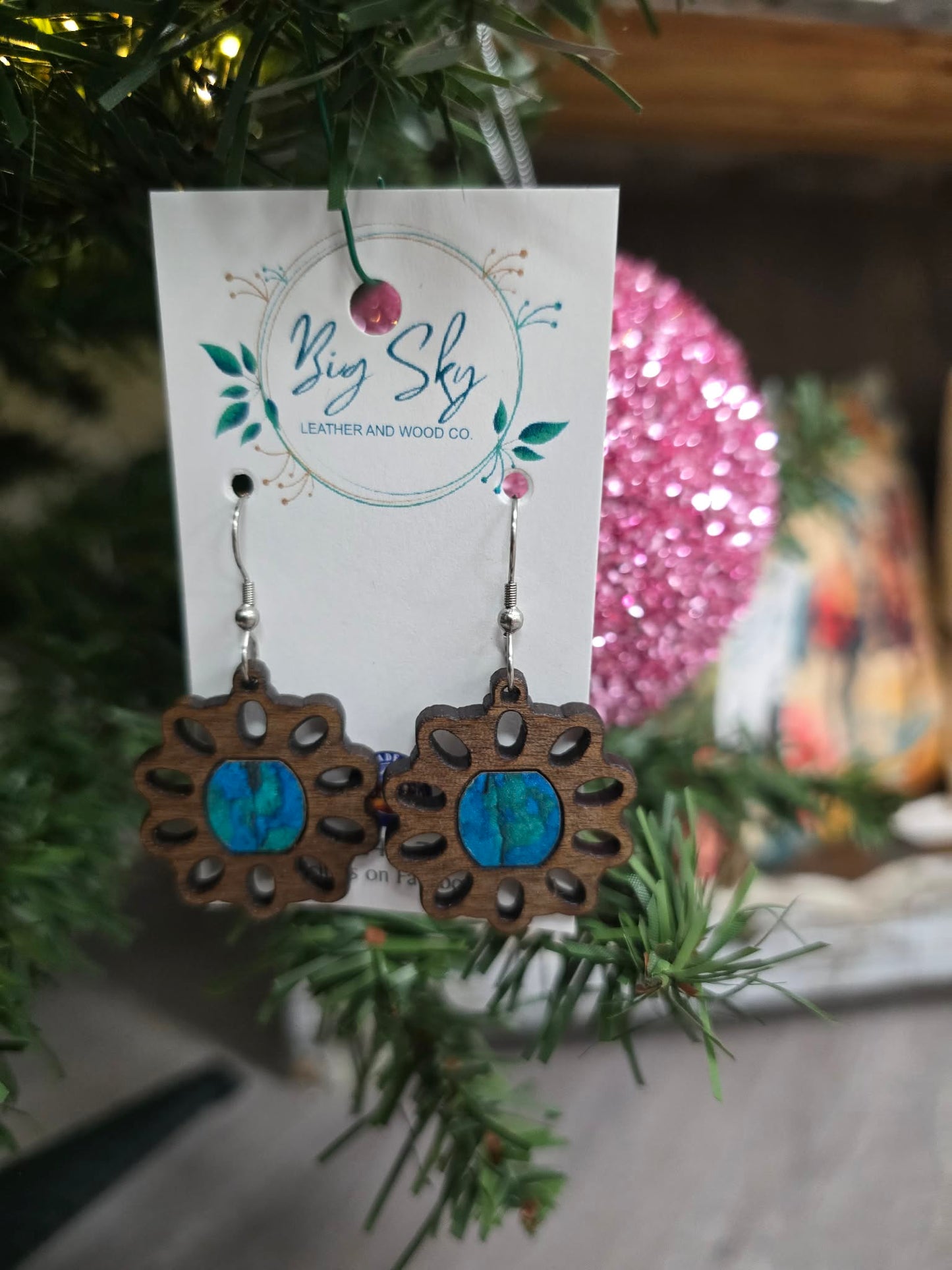 Big Sky Leather &amp; Wood Co. Earrings