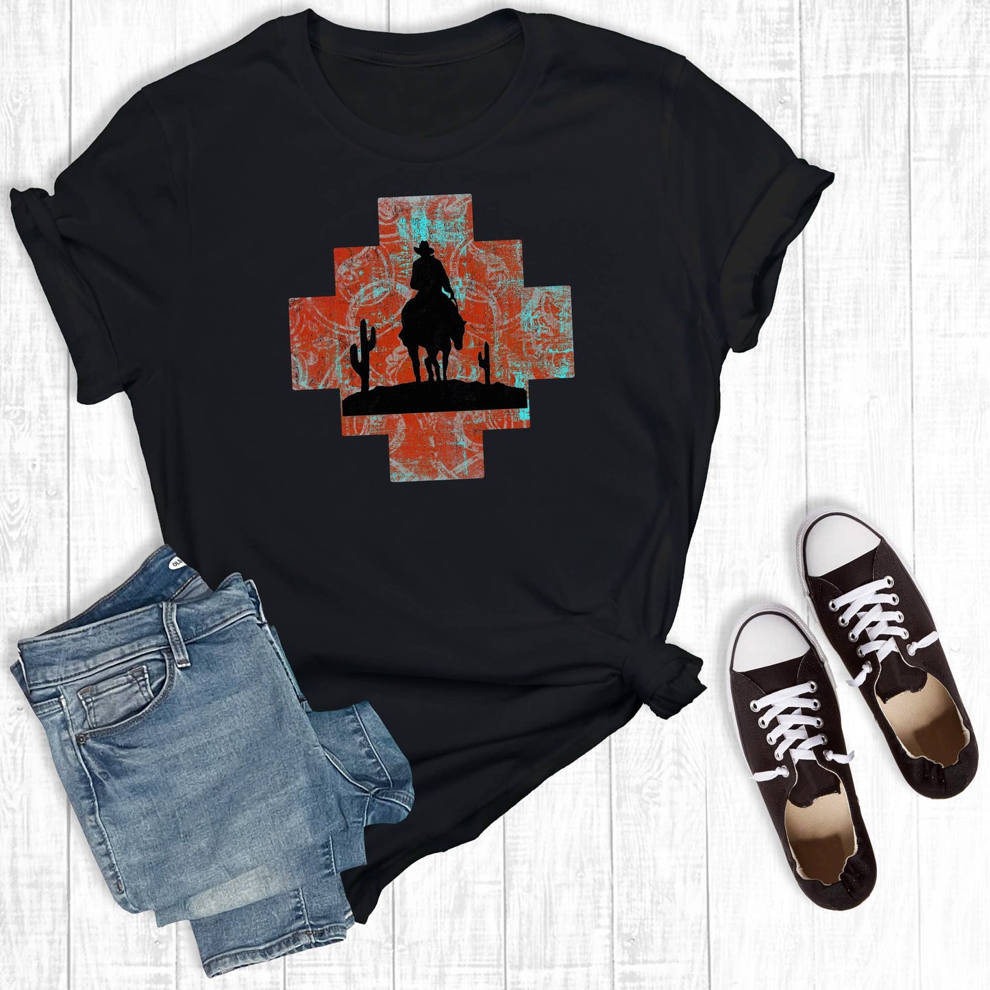 Western Horse Rider  Tee
