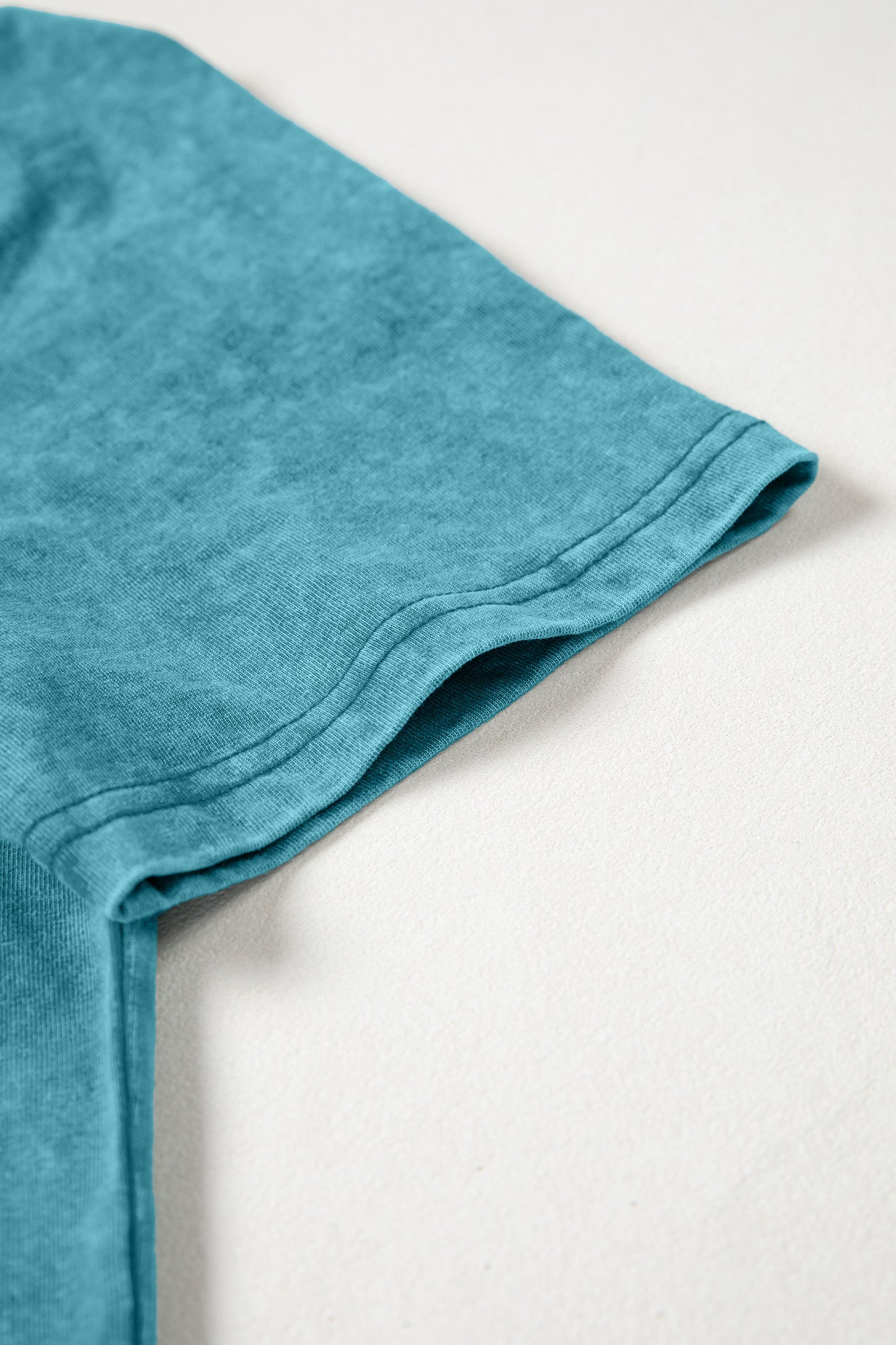 Turquoise Trails Embroidered Puff Sleeve Tee