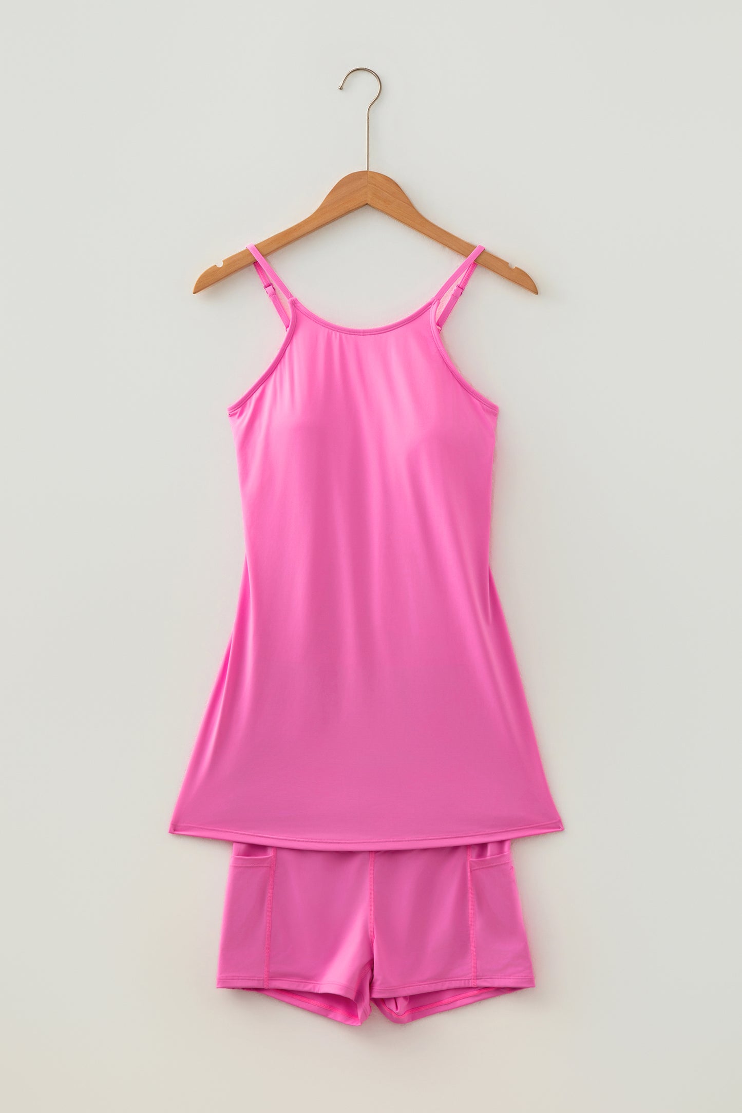 💗☀️  Tunic Dress & Athletic Shorts Set