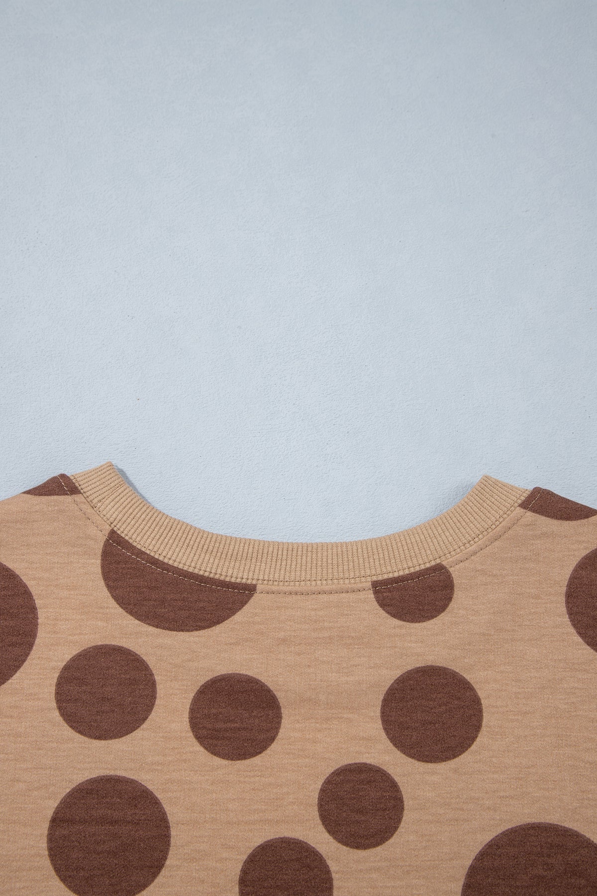 Polka Dot Long Sleeve Top & Drawstring Pants Set