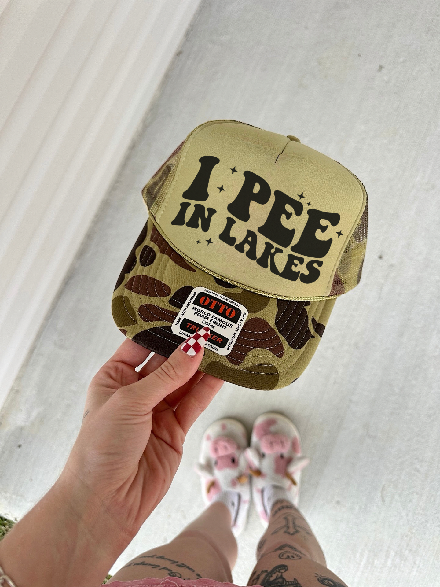 I Pee In Lakes Trucker Hat (Multiple Color Options