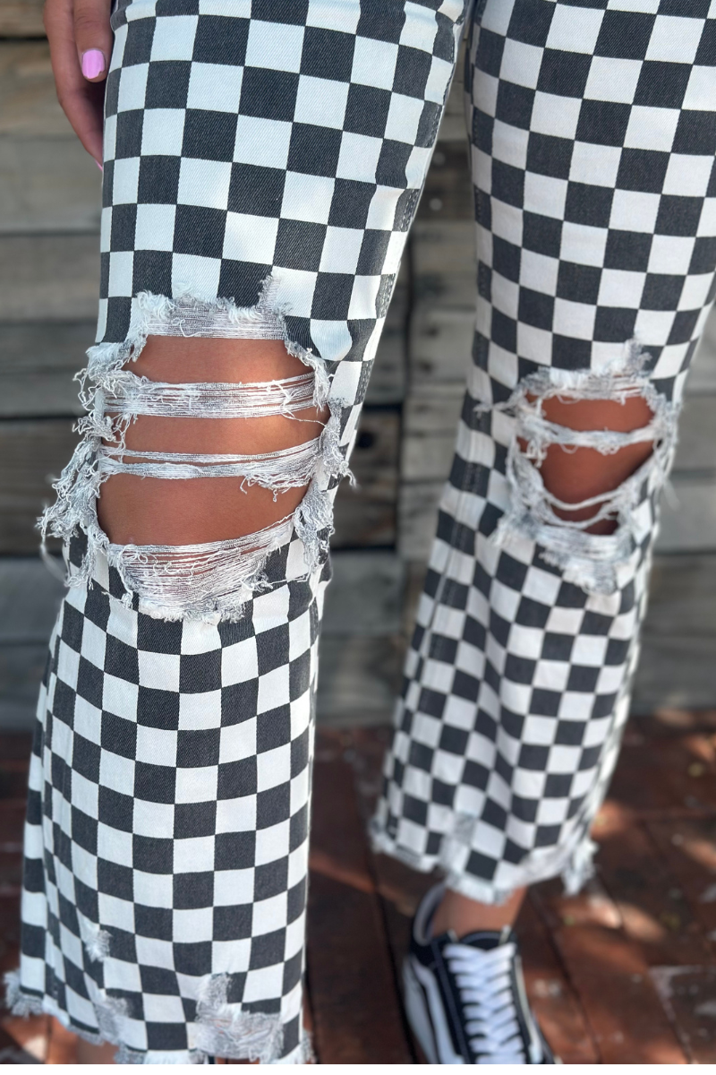Round The Track Jeans: 7/8