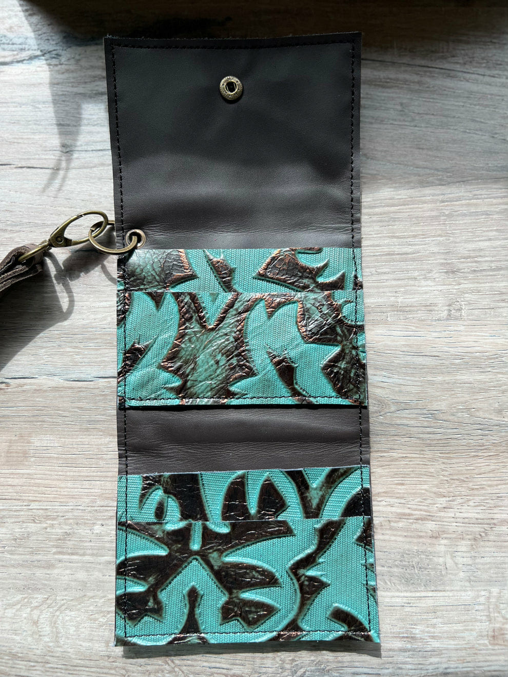 Leather Wristlet Wallet