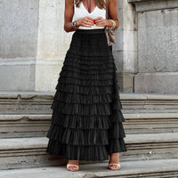 Midnight Mischief Tulle Maxi Skirt