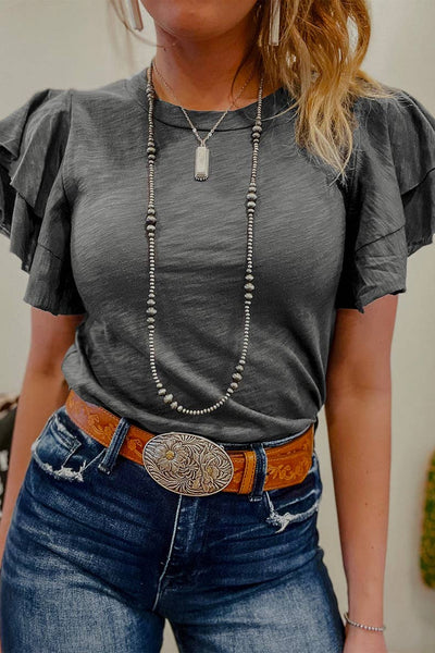 Rodeo Ruffles Tee/Blouse