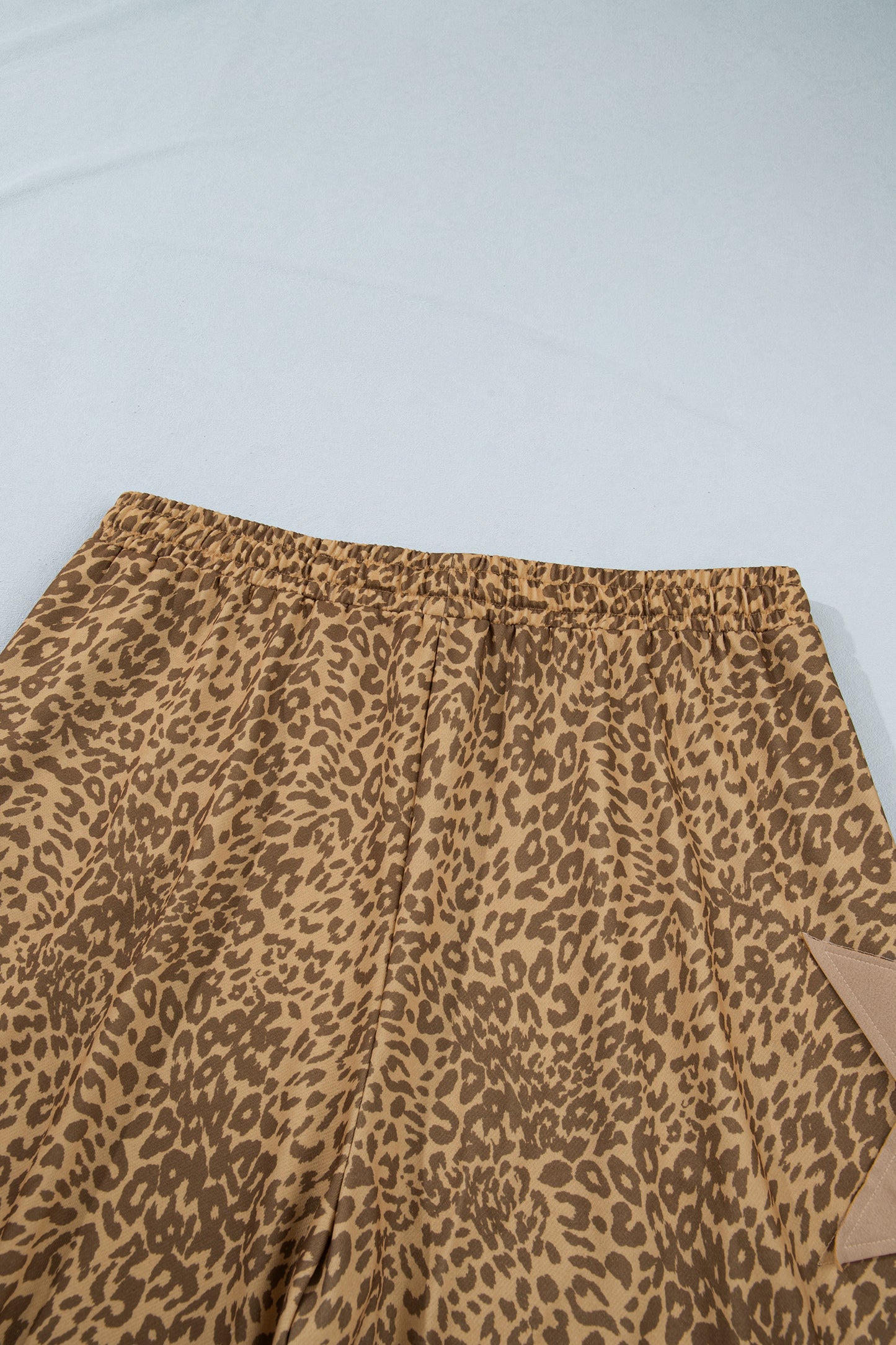 Khaki Leopard Print Western Star Patch Jogger Pants 1X–4X