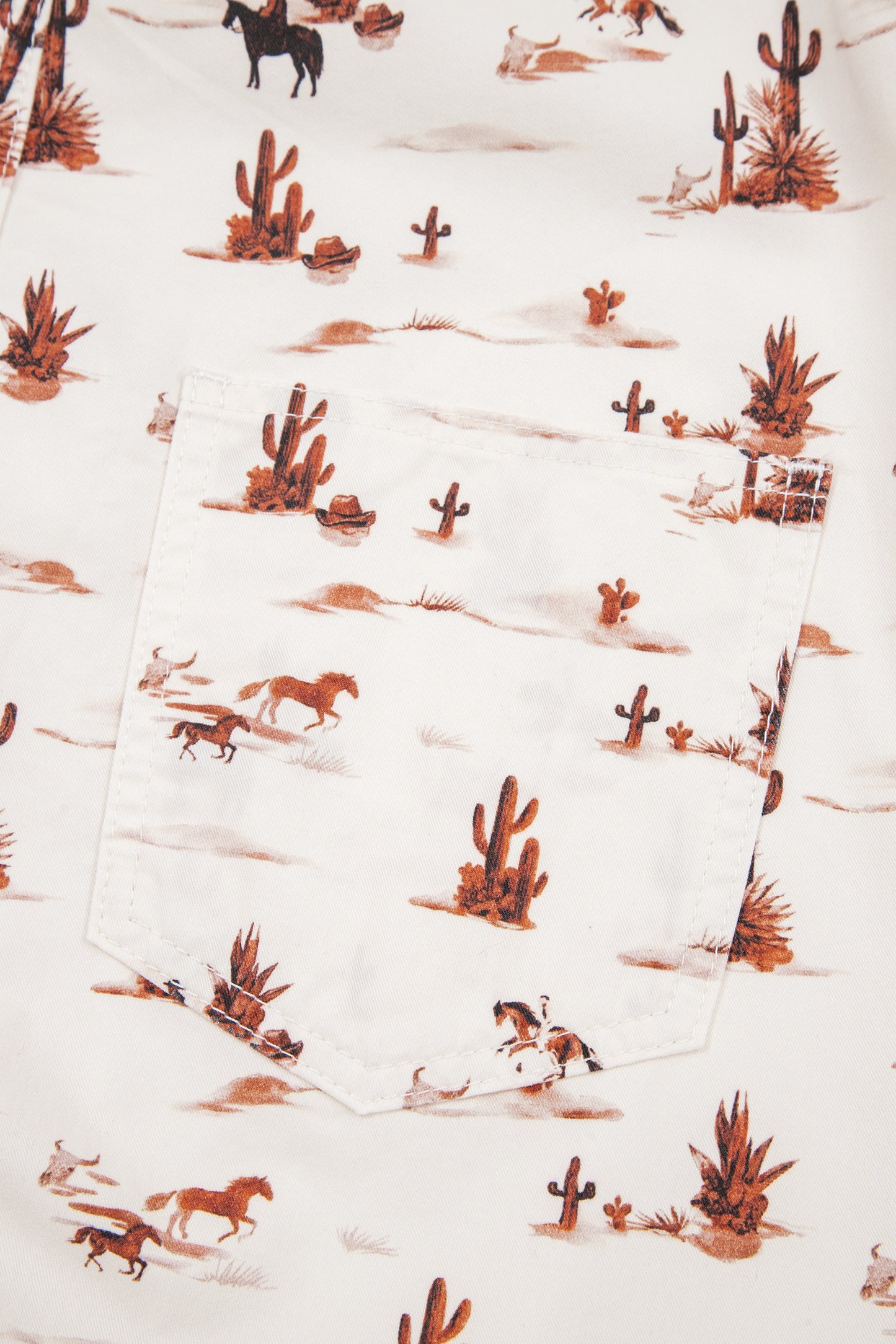 Free Rein Western Printed Jumpsuit – Relaxed Fit Cotton Dungarees