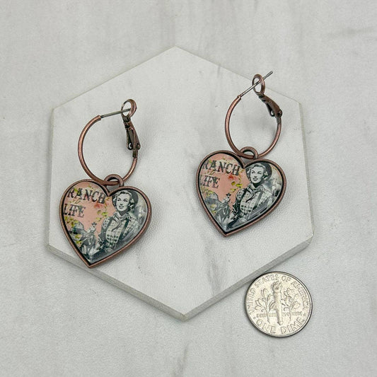 Vintage Cowgirl ❤️Earrings