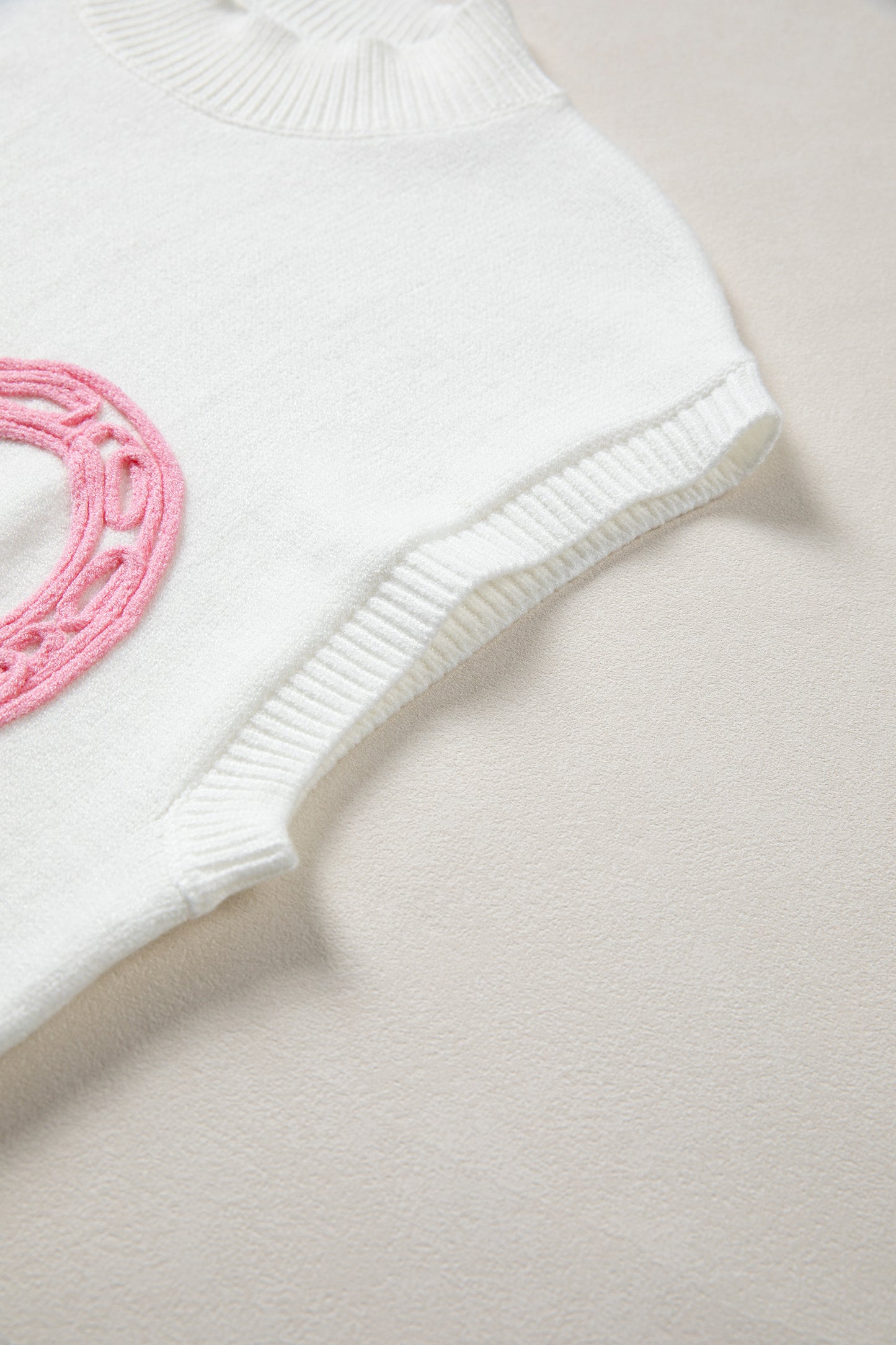 Parchment Corded Horseshoe Mock Neck Sweater Available in multiple colors