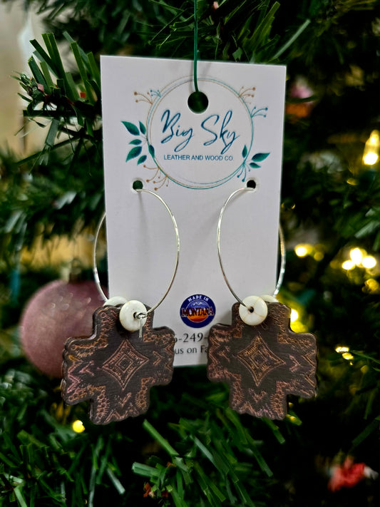 Big Sky Leather &amp; Wood Co. Earrings
