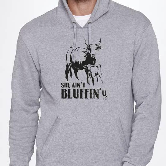 She Ain’t Bluffin Hoodie 🖤🐴