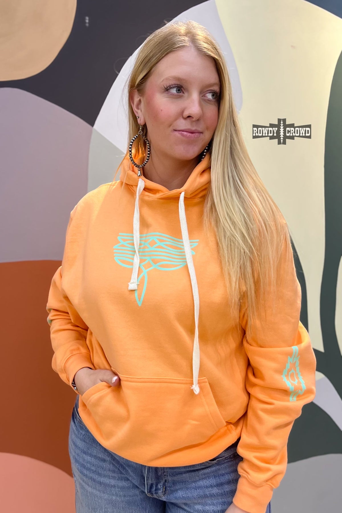 The Orange Bali Boot Stitch Hoodie | XS–2XL