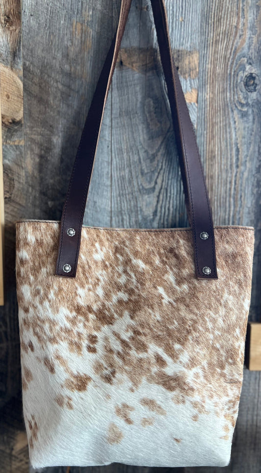 HOH Tote and Turquoise Brands #4011-Twisted r Leather