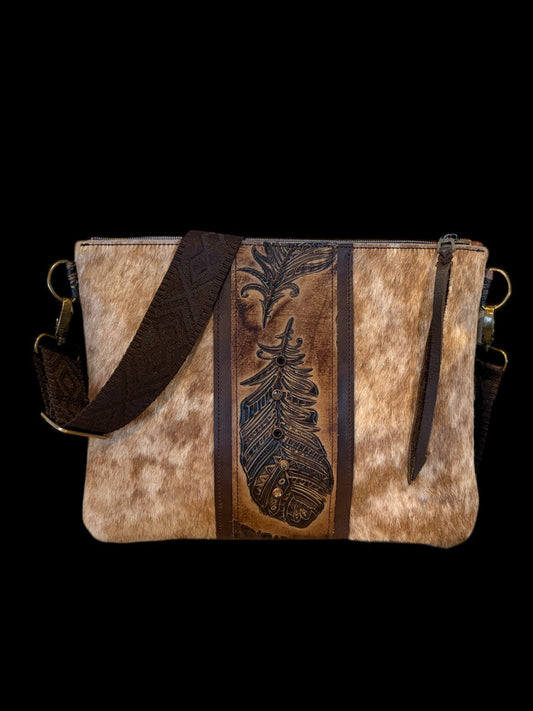 Twisted R Ranch - Hair on Hide Crossbody #4003