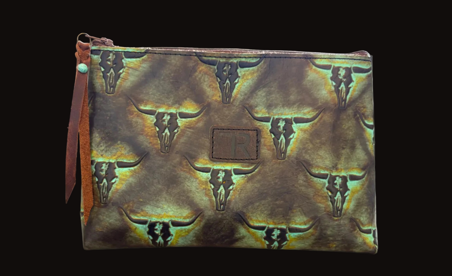 Twisted R Ranch - Large Makeup Bag – Various Finishes