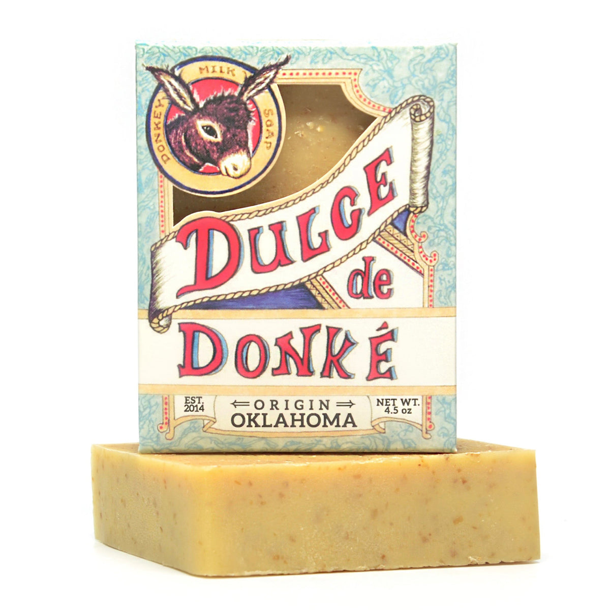 Donkey Milk Bar Soap with Colloidal Oat & Honey 4.5 oz