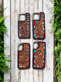 Aztec Leather iPhone Case