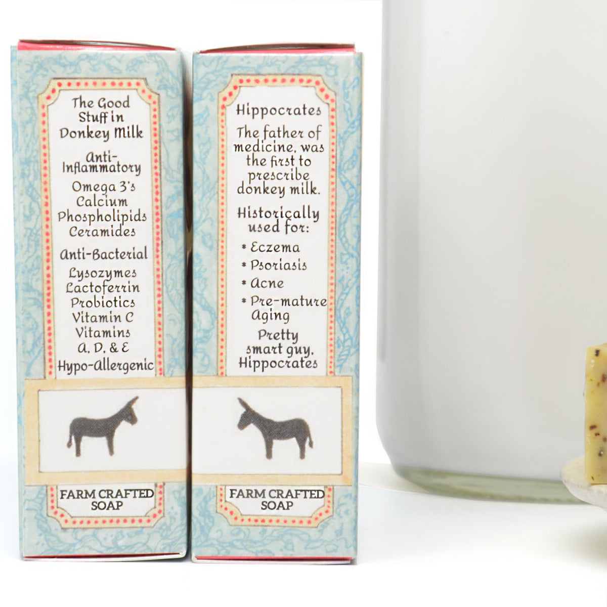 Rosemary Mint Donkey Milk Bar Soap, 4.5 oz