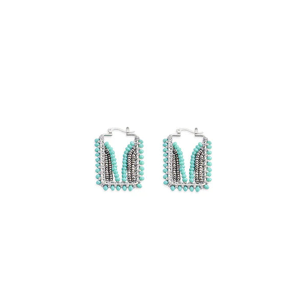 Concho Cabochon Earrings