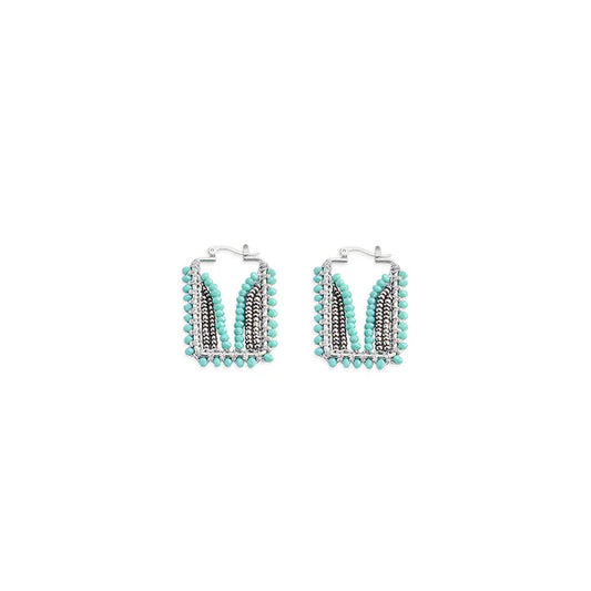 Concho Cabochon Earrings