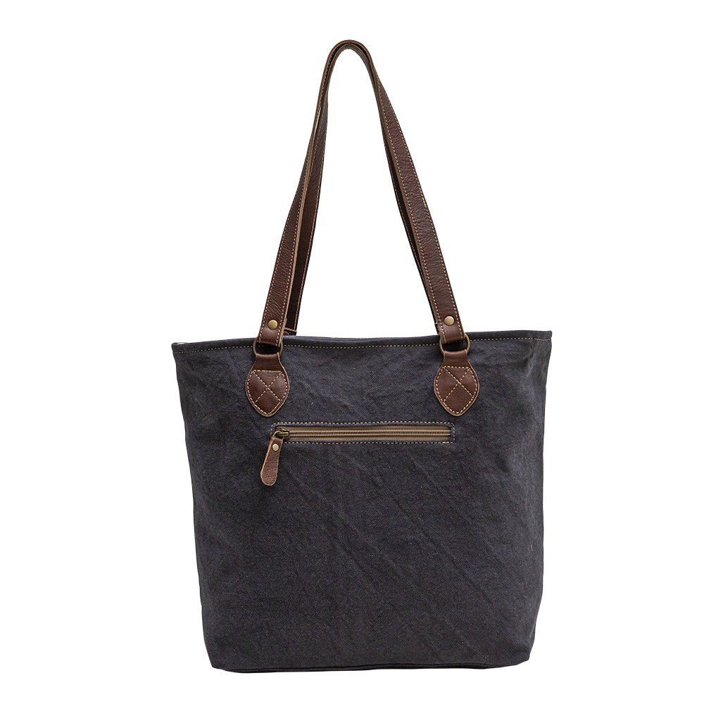 Myra Polos Aztec Canvas Tote