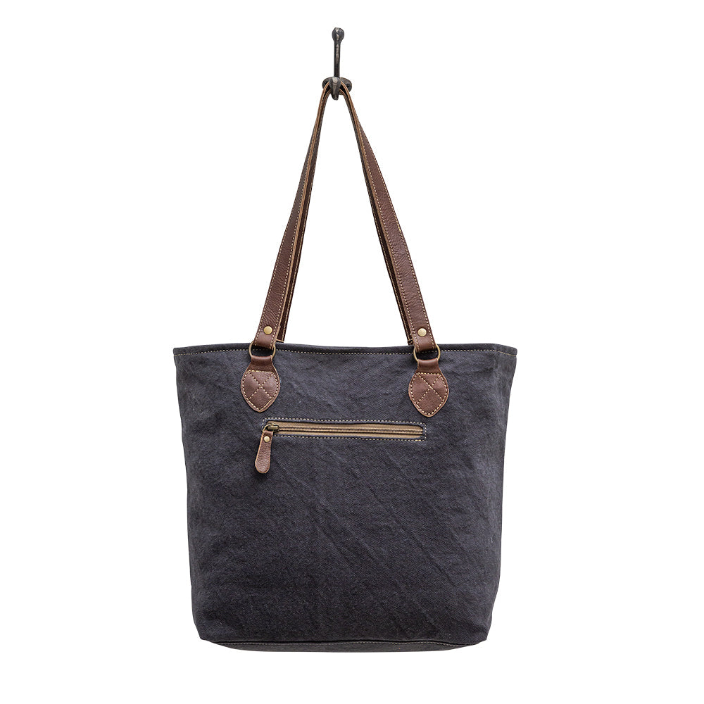 Myra Polos Aztec Canvas Tote