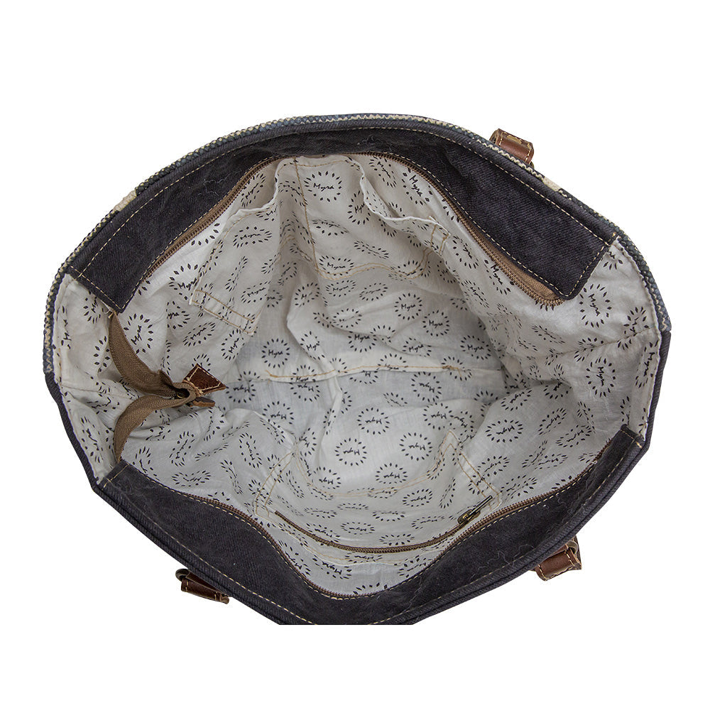 Myra Polos Aztec Canvas Tote