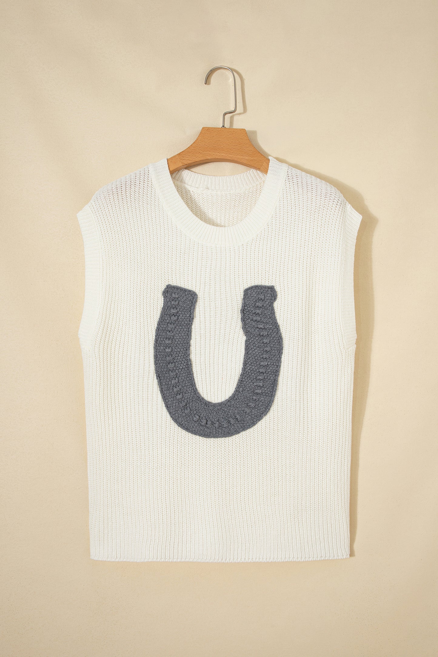 Crochet Horseshoe Knit Sweater