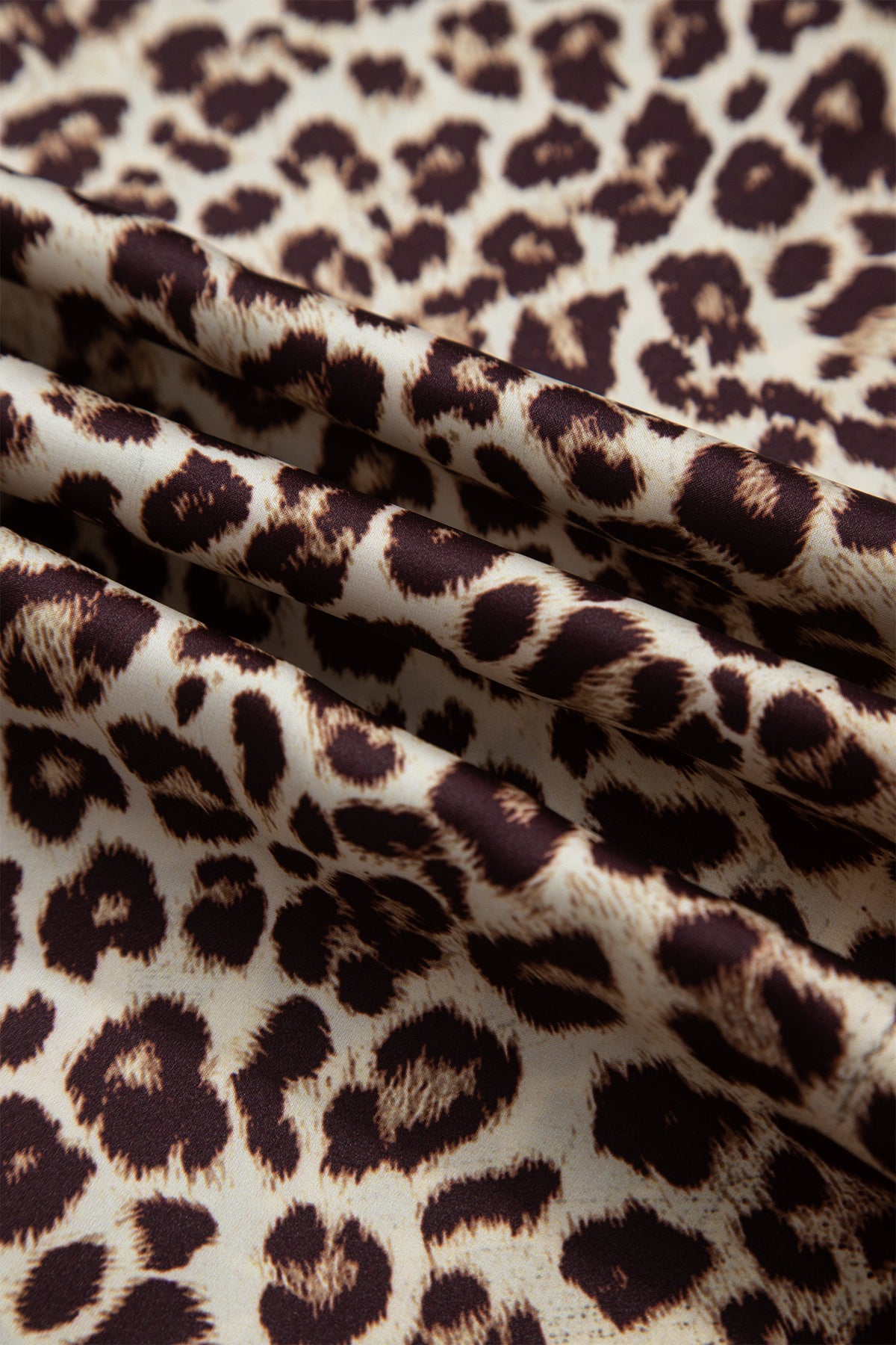 Multicolour Cheetah Print Trim Split Long Western Skirt