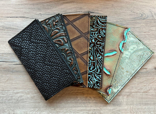 ✨ Custom Leather Checkbook Covers ✨
