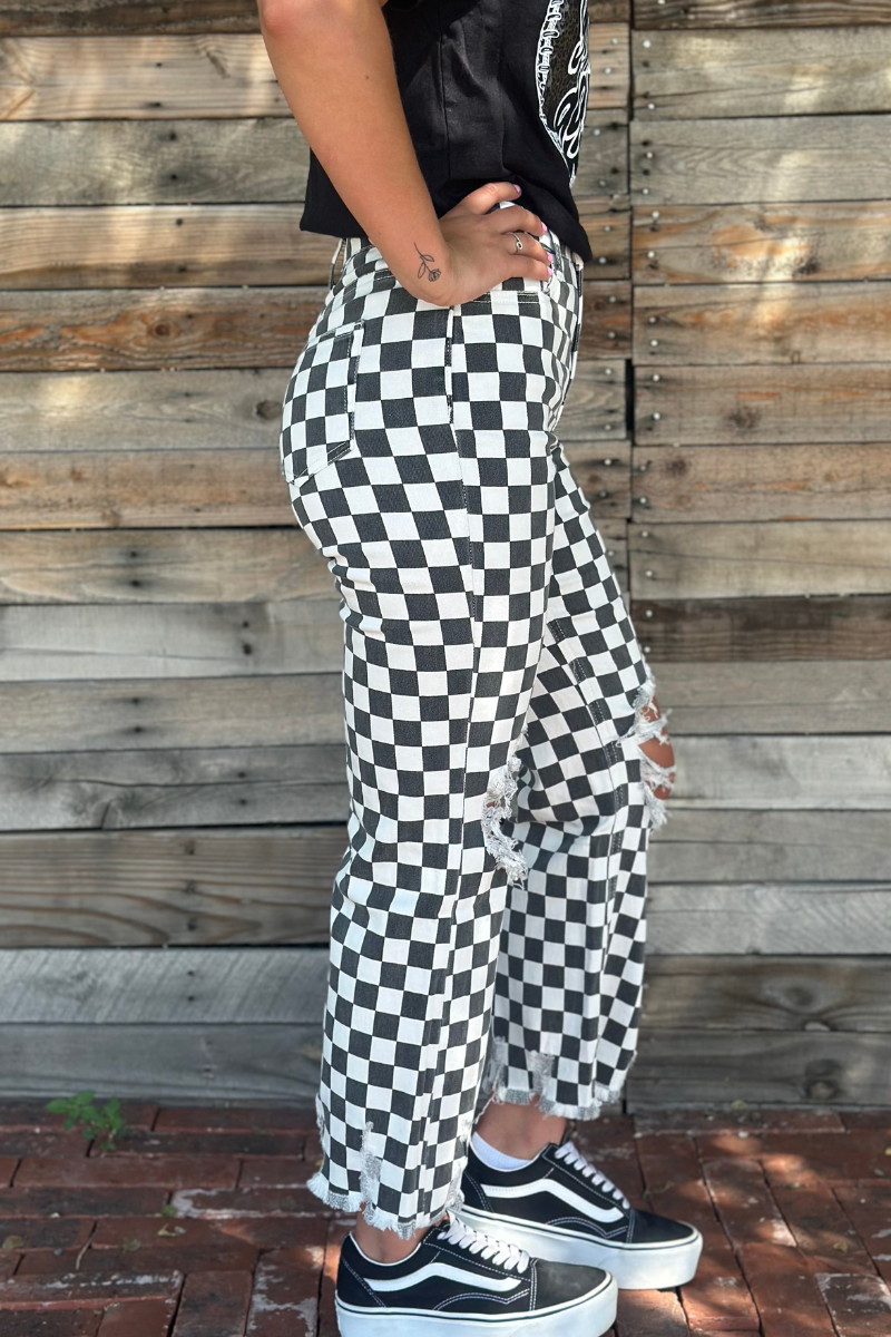 Round The Track Jeans: 7/8