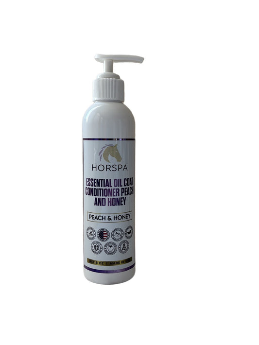 Essential Oil Coat Conditioner Peach and Honey with Sponge applicator