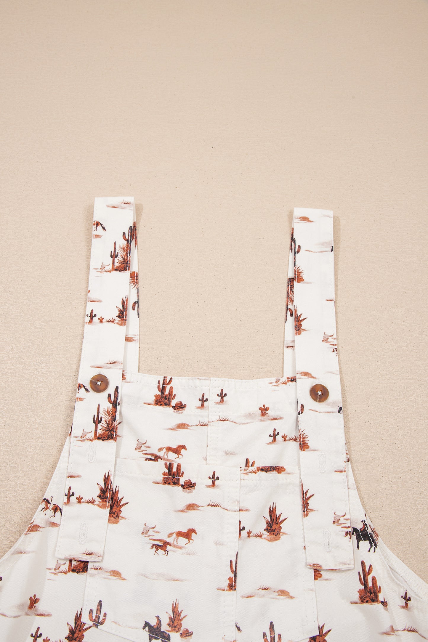 Free Rein Western Printed Jumpsuit – Relaxed Fit Cotton Dungarees