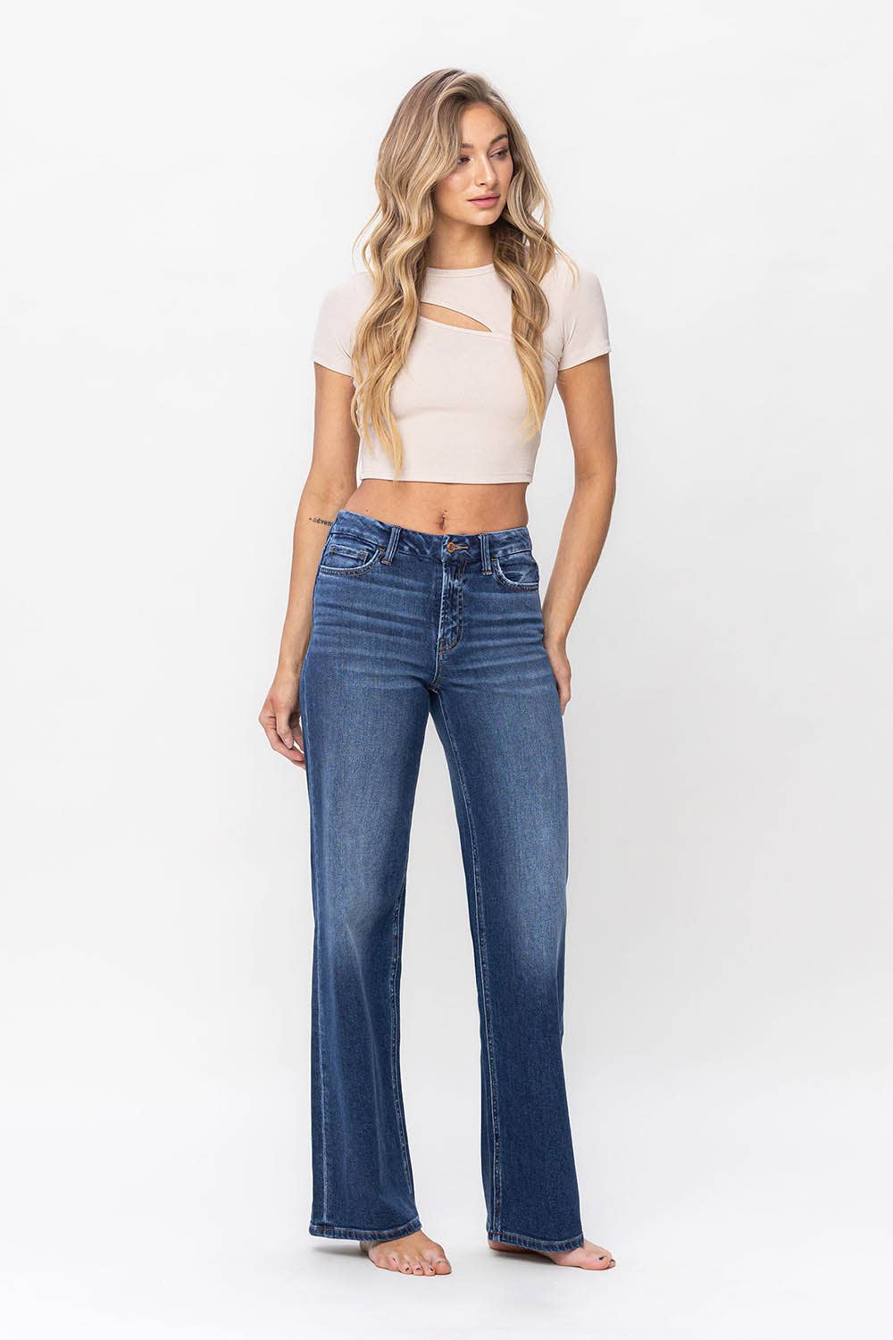 Flying Monkey  High Rise Loose Fit Jean-Irresistible Style