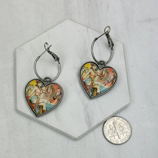 Silver Cowgirl💘 Earrings 🤠