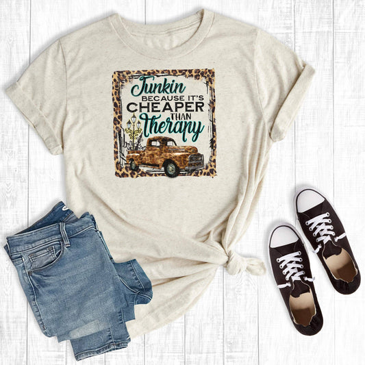 Junkin’ — Cheaper Than Therapy Tee