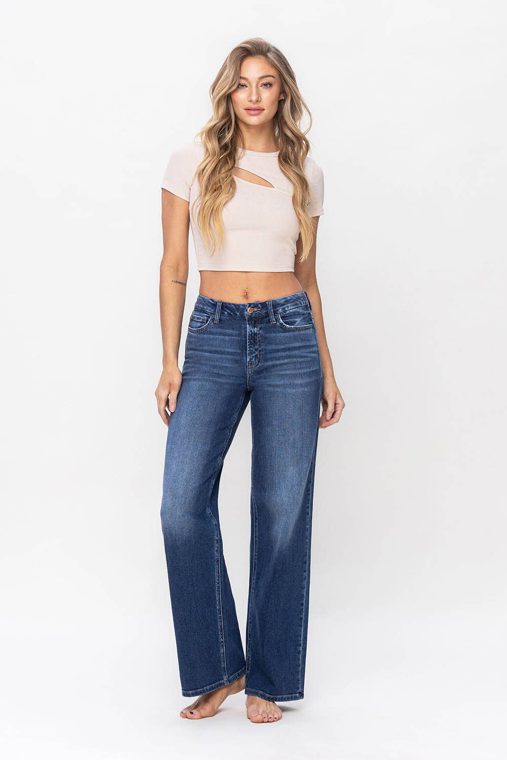Flying Monkey  High Rise Loose Fit Jean-Irresistible Style