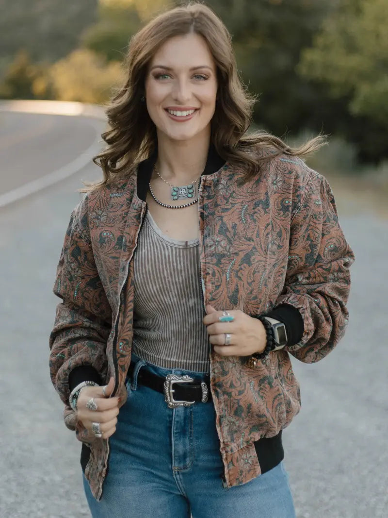 Pre-Order | Keep It Western Bomber Jacket | XS–3X