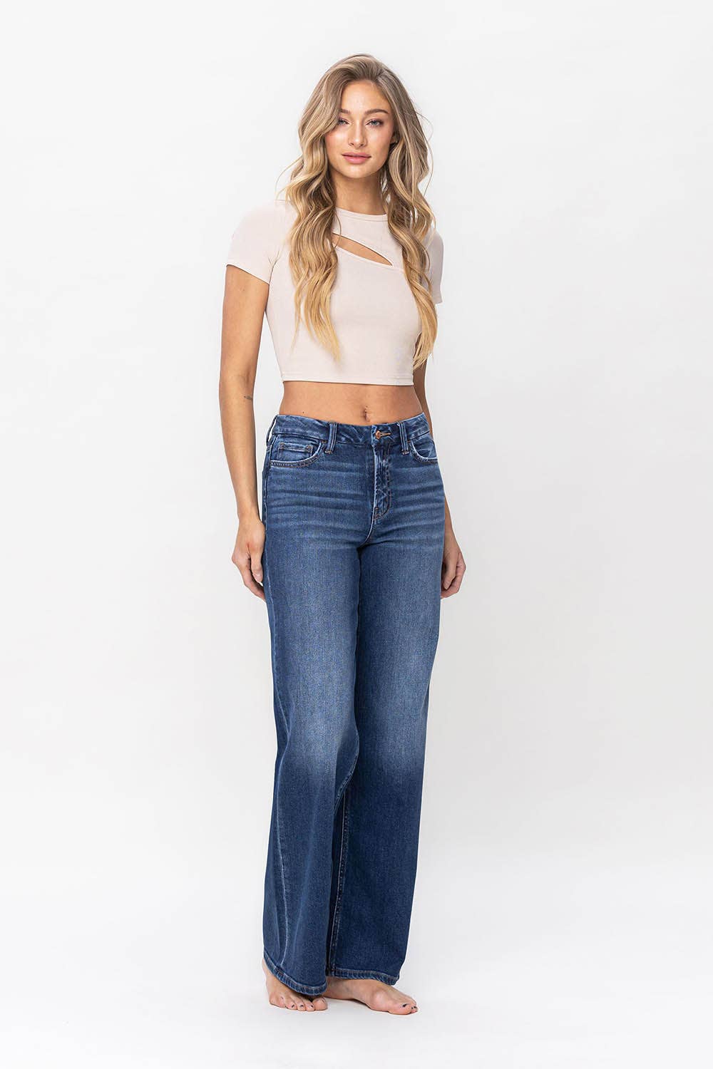 Flying Monkey  High Rise Loose Fit Jean-Irresistible Style