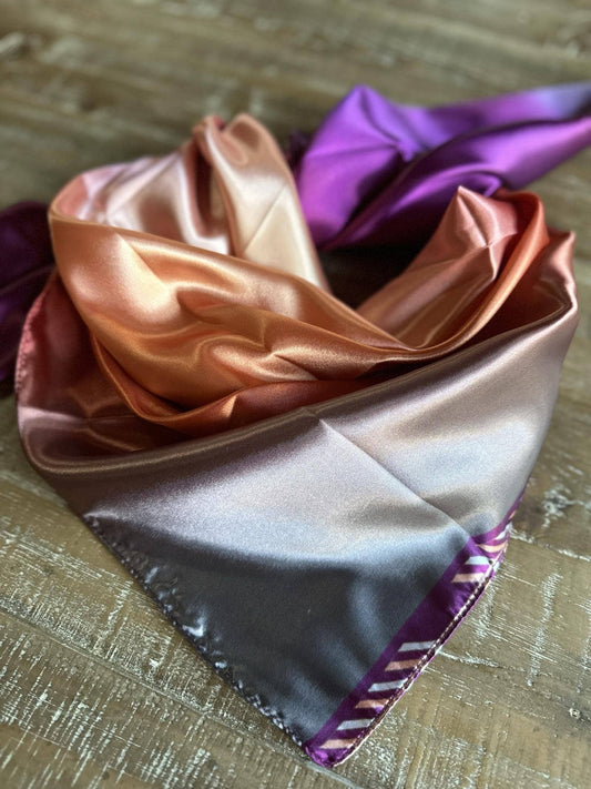 Violet, Pink & Peach Ombre