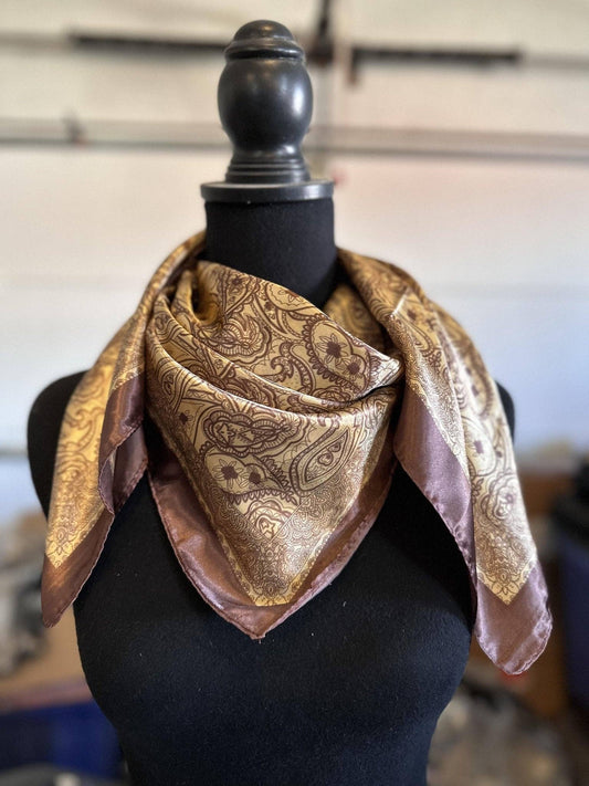 Brown Mini-Paisley