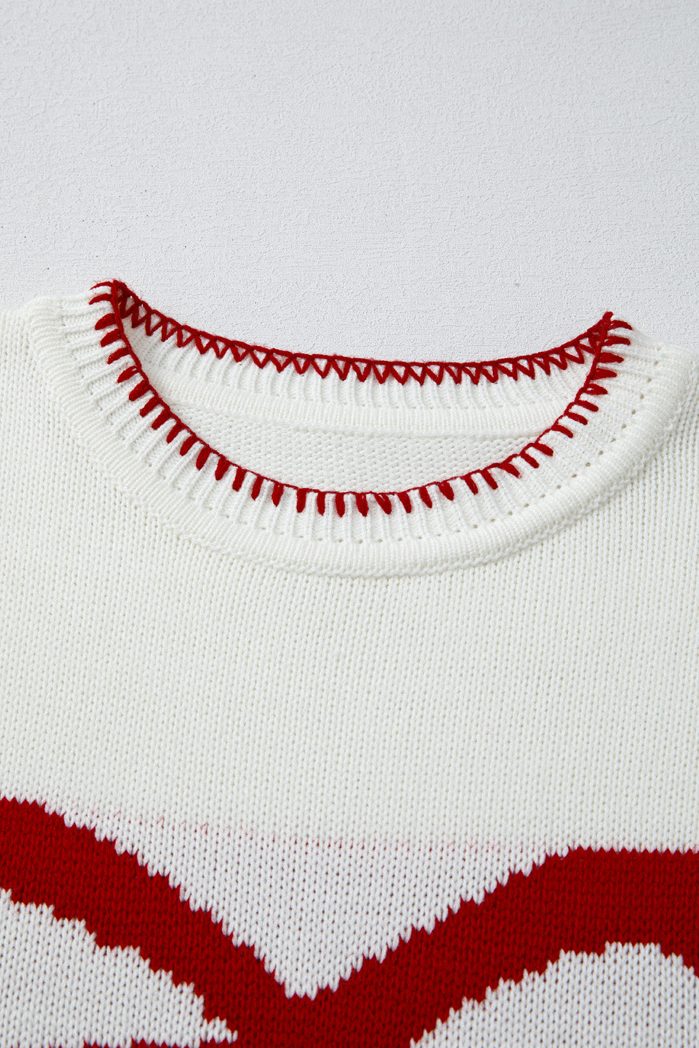 White Bow  Christmas Loose Sweater