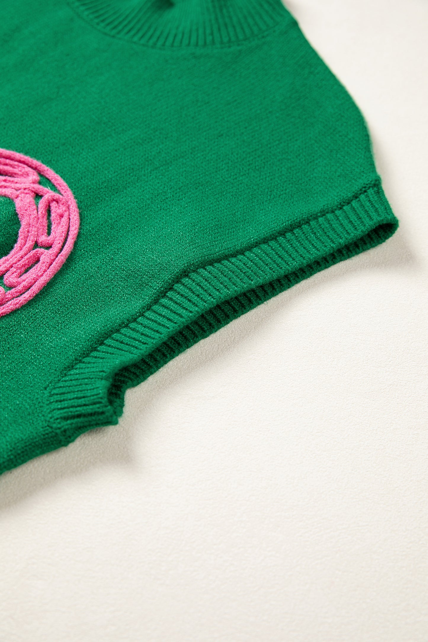 Parchment Corded Horseshoe Mock Neck Sweater Available in multiple colors