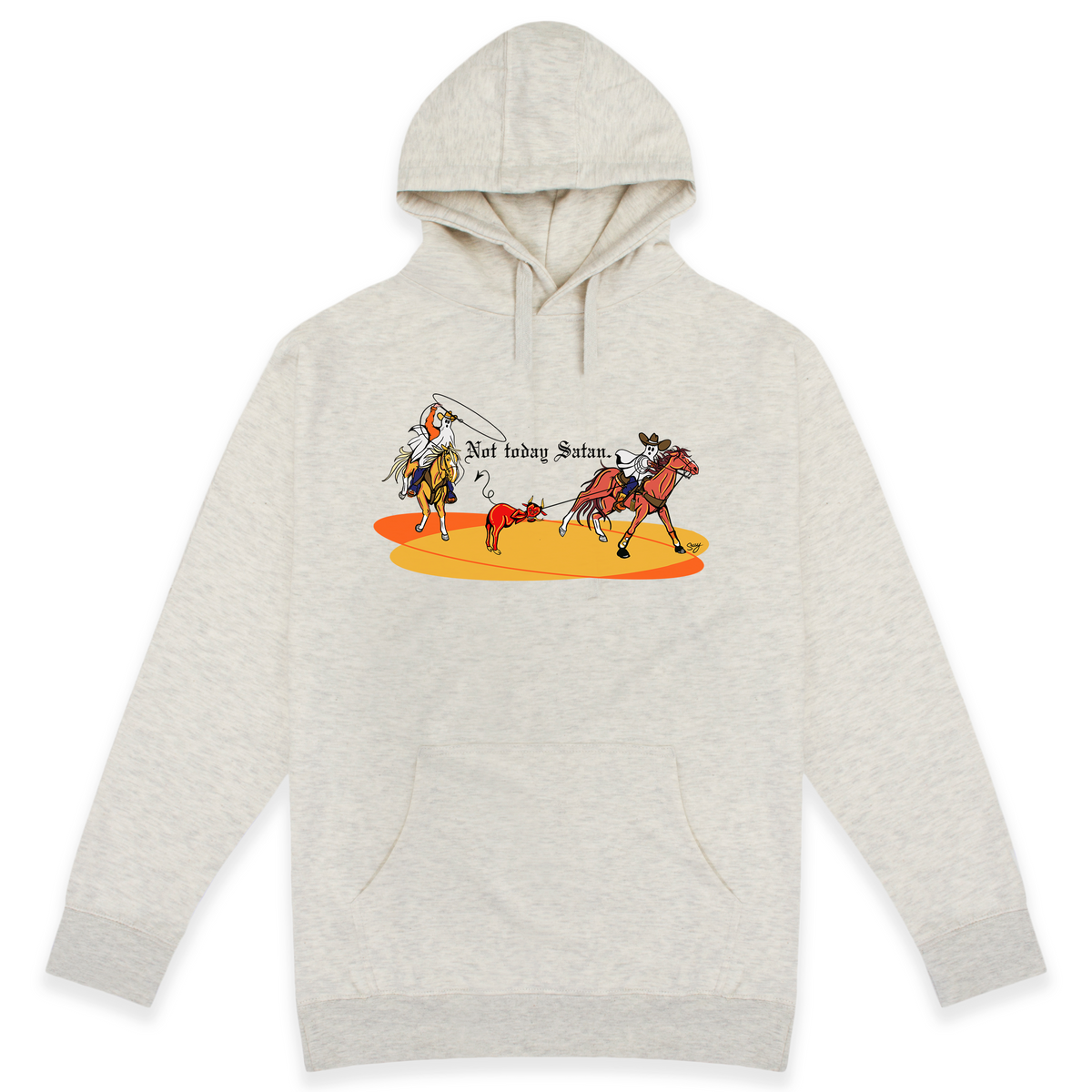 Not Today, Satan Hoodie | S-2XL